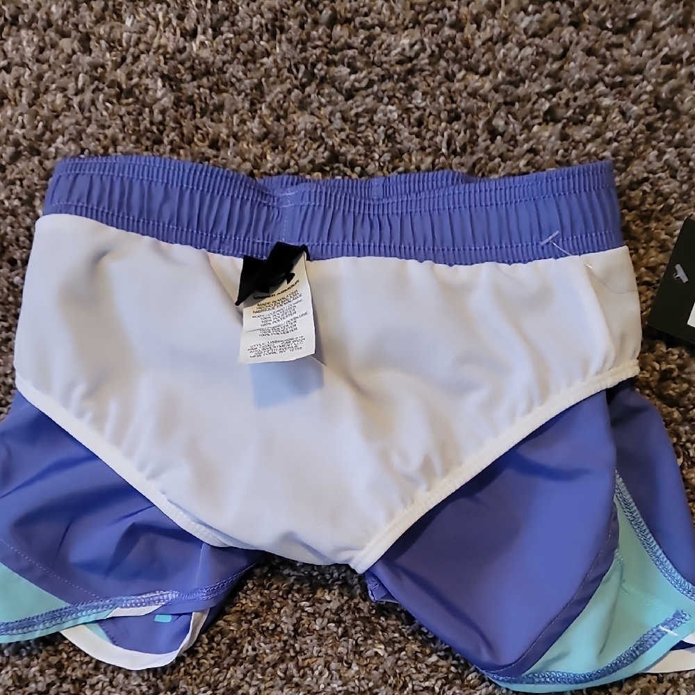 Under Armour Blue Athletic Shorts Lightweight Elastic Waist NWT - Picture 4 of 5